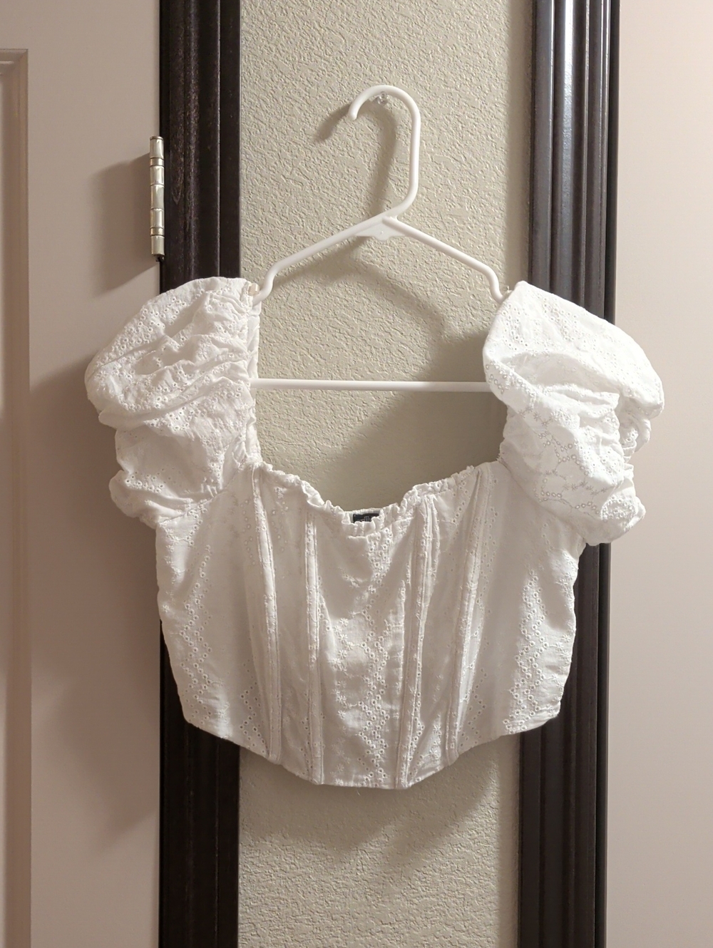 Wild Fable Puff-Sleeve Crop Top